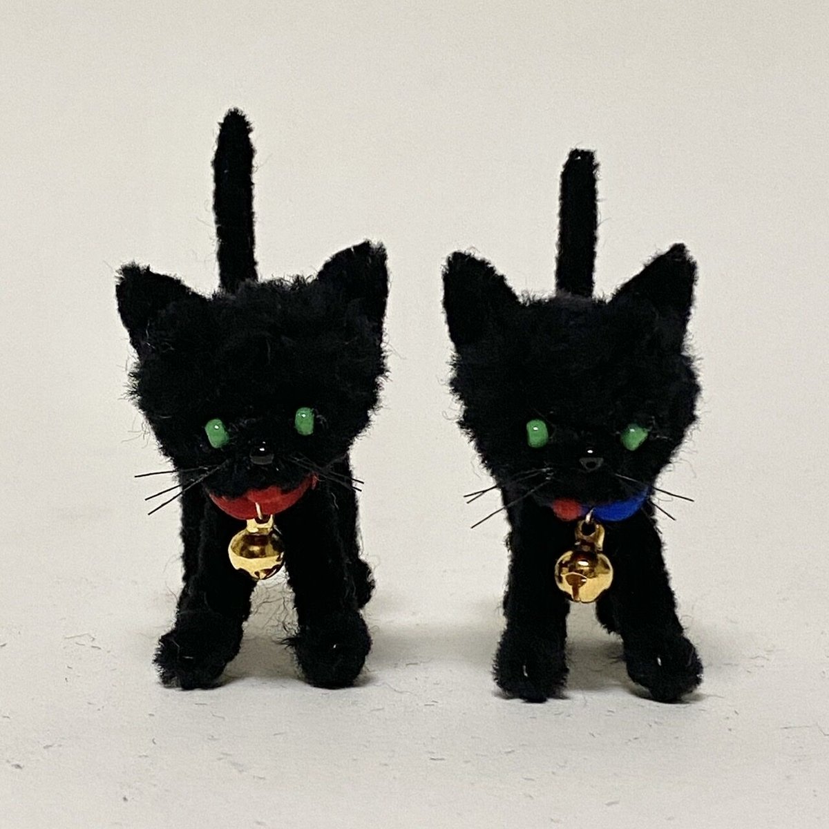 手作りモールキット「2匹の黒ねこ」 | Biscuit web store