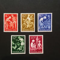 オランダの児童福祉切手’62