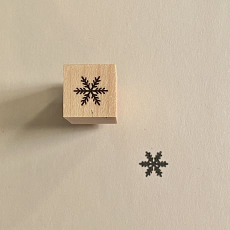オリジナルスタンプ・スノーフレークB