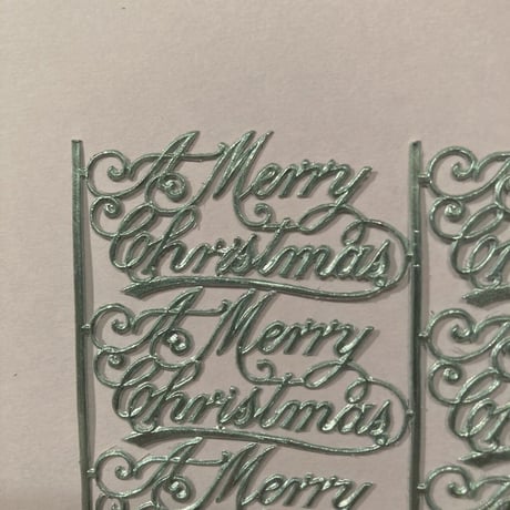 ドレスデントリム・メリークリスマス（6枚）グリーン