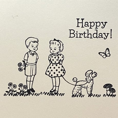 オリジナルスタンプ・Happy Birthday