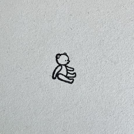 オリジナルスタンプ・テディベア(小)