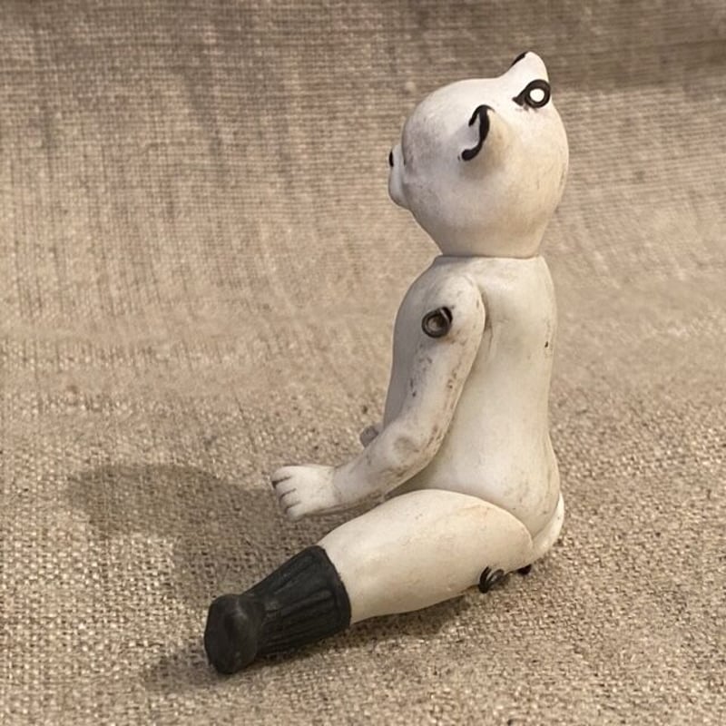 ドイツアンティークミニョネット　猫　白猫オールビスク ミニョネット8・ネコ | Biscuit web store
