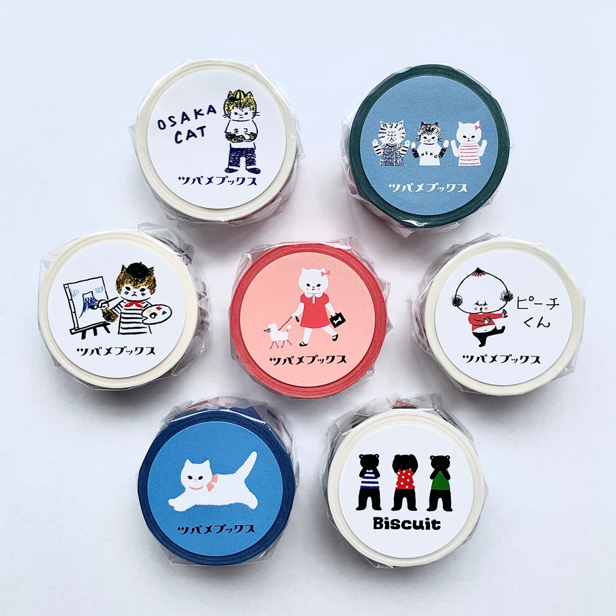 オリジナルマスキングテープ・3匹のクマ2 | Biscuit web store