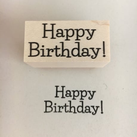 オリジナルスタンプ・Happy Birthday