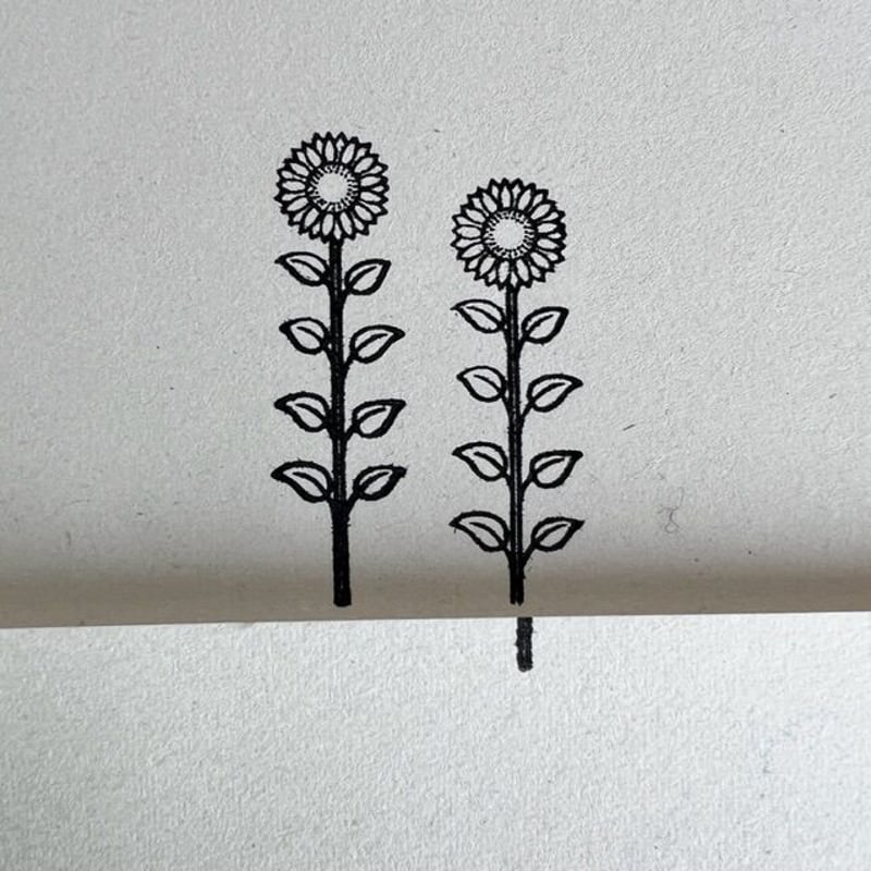 オリジナルスタンプ・ひまわり | Biscuit web store