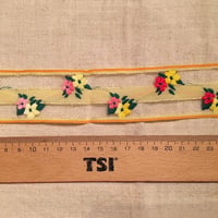 ヴィンテージ手芸テープ14・イエロー50cm