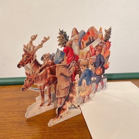 3Dクリスマスカード・トナカイ