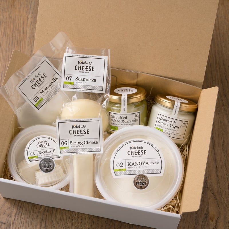 kotobuki cheese Set ‐ S ナチュラルチーズ6種類＆ギリシャヨーグルト