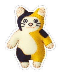 [三毛猫] のシール