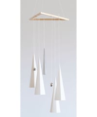 ゆれる三角【ホワイト】- Mobile -　　 decorating my favorites ( white )
