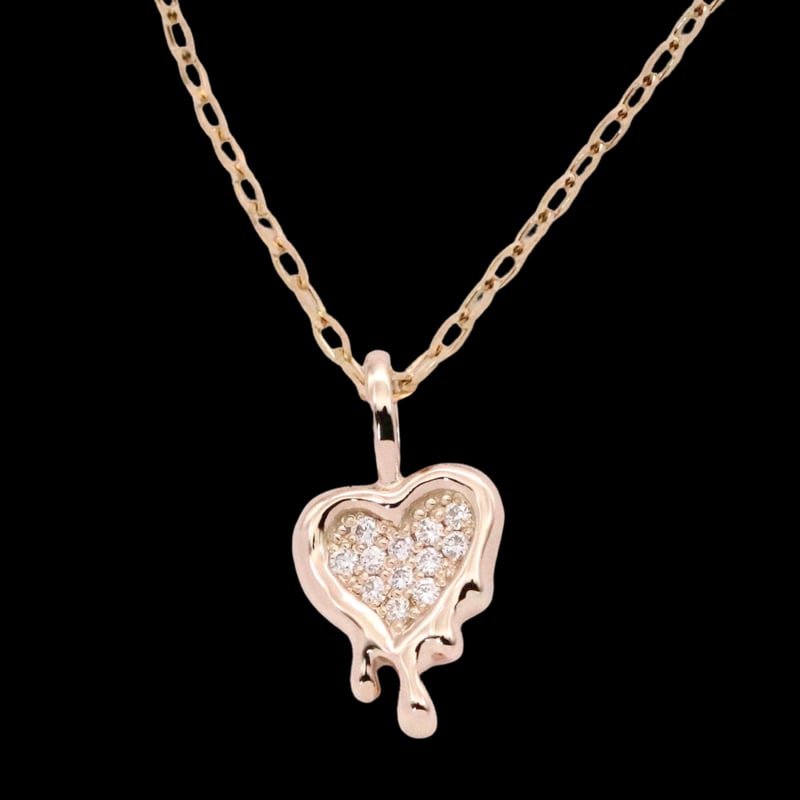 【新品】Love Jewels K10YG ペンダントトップ MeltyLove」 K10YG Diamond Pendant | LUXIS JEWELRY