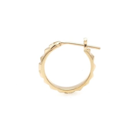K18 Hoop Studs Pierce