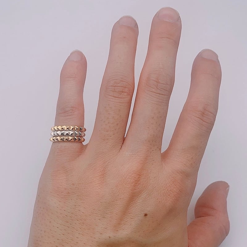 アクセサリー K18 Yg Chain Ring 楽天市場】チェーンリング 18k 指輪 K18 チェーン ピンキー