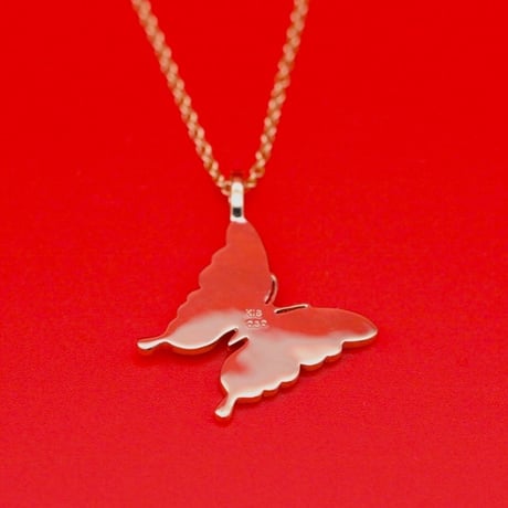 K18 MASAMI Swallowtail Butterfly  Diamond Pendant