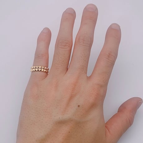 K18 Studs Ring