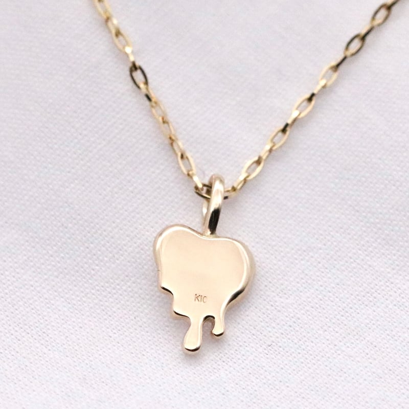 MeltyLove」 K10YG Diamond Pendant | LUXIS JEWELRY
