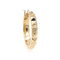 K18 Hoop Studs Pierce