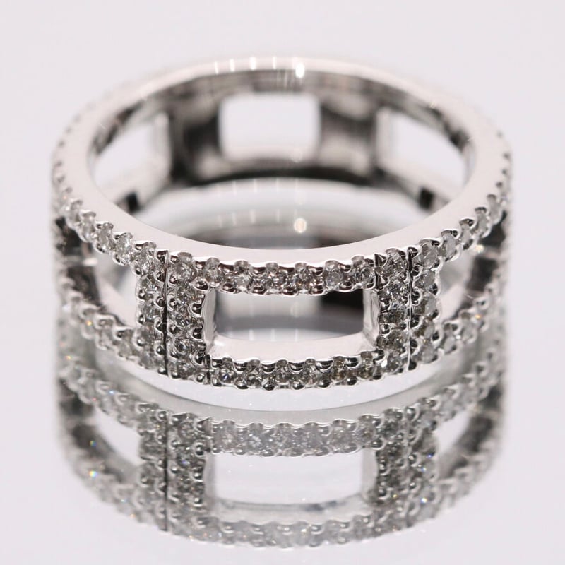 Pt950 Diamond LL Ring | LUXIS JEWELRY