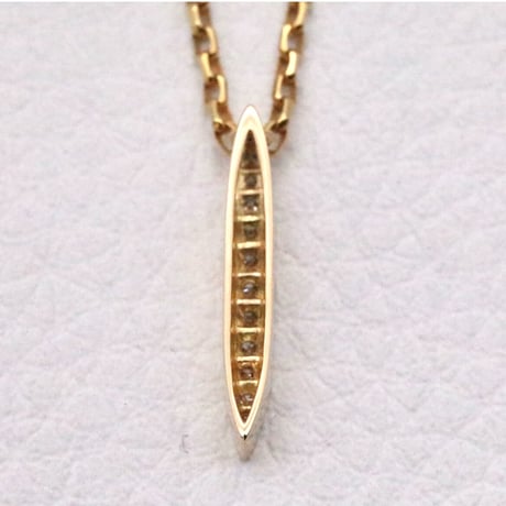 K18 Palm leaf Pendant top