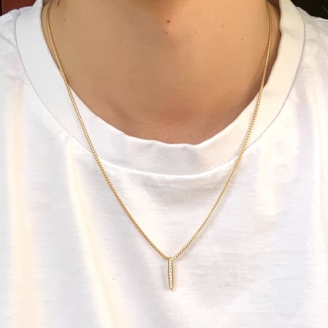 K18 Palm leaf Pendant top