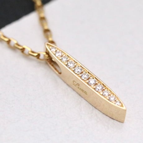 K18 Palm leaf Pendant top