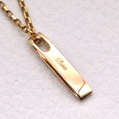 K18 Palm leaf Pendant top
