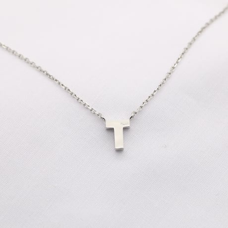 Pt950 "T" Pendant. Collaboration with Gaya-K
