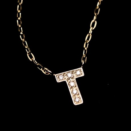K10YG "T" Pendant. Collaboration with Gaya-K