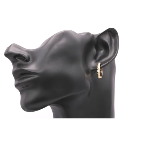 K18 Hoop Studs Pierce