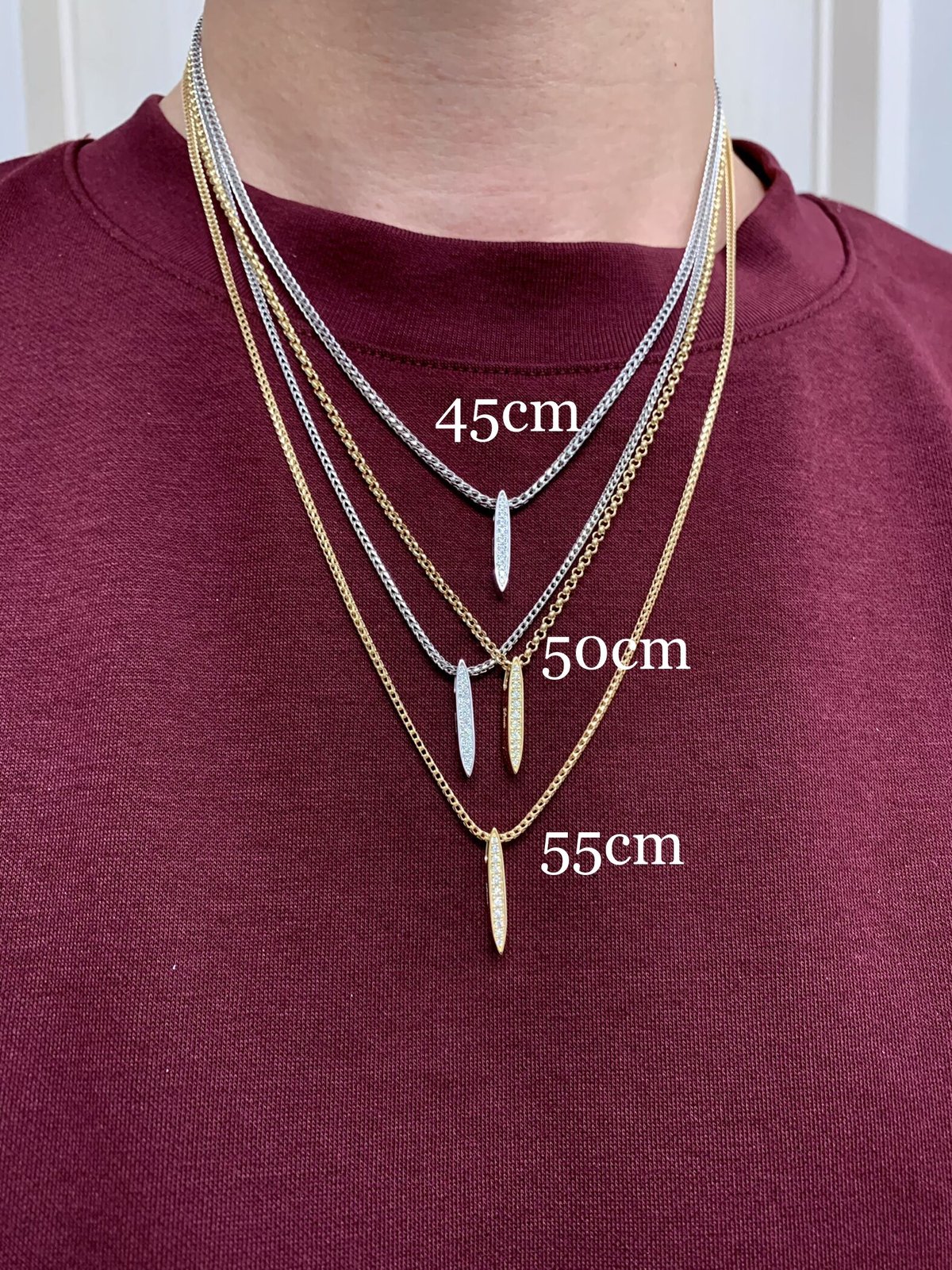 お客❗ピンクサファイアネックレス　50cmチェーン(Pt850刻印) fit=scale-down,w=1200