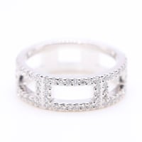 Pt950 Diamond LL Ring