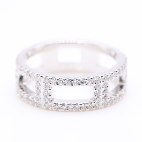 Pt950 Diamond LL Ring