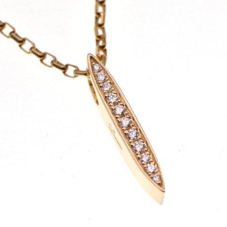 K18 Palm leaf Pendant top