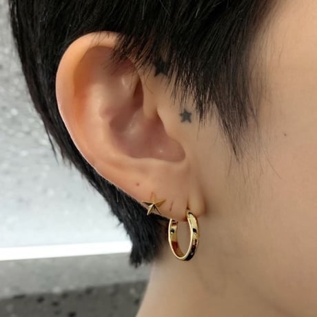 K18 Hoop Pierce
