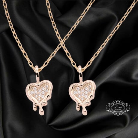 「MeltyLove」  K10YG Diamond Pendant
