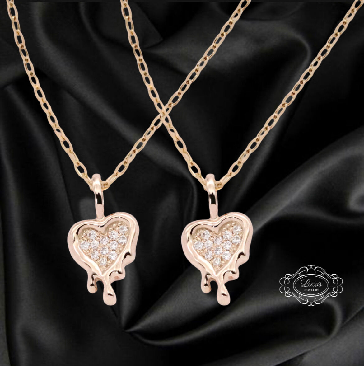 【新品】Love Jewels K10YG ペンダントトップ MeltyLove」 K10YG Diamond Pendant | LUXIS JEWELRY