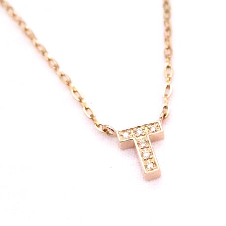 K10YG "T" Pendant. Collaboration with Gaya-K