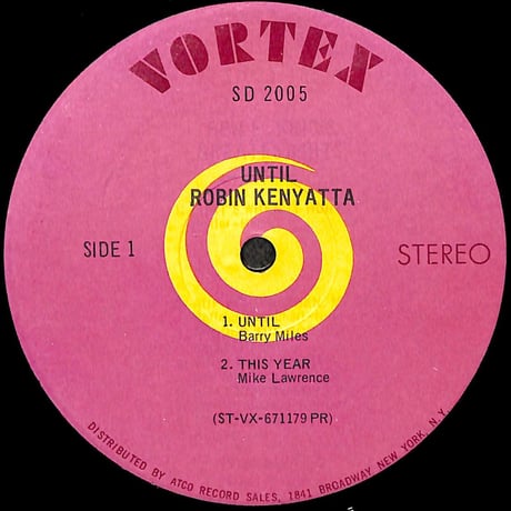 ロビン・ケニヤッタ / Until [※輸入盤,生産国:US,品番:2005］(LPレコード)