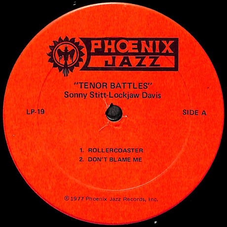 ソニー・スティット,ロックジョウ・デイヴィス / Tenor Battles [※輸入盤,生産国:US,品番:LP-19］(LPレコード)