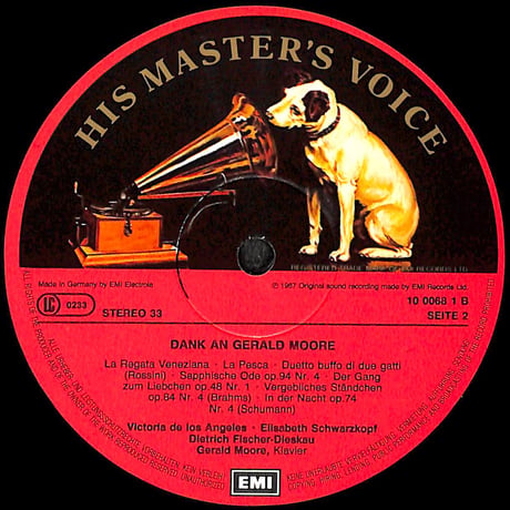 Dank an Gerald Moore [※輸入盤,生産国:Germany,品番:1C 165 1000683,2枚組］(LPレコード)