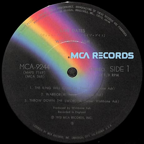 ウィッシュボーン・アッシュ / Live Dates [※国内盤,品番:MCA-9244～45,2枚組］(LPレコード)