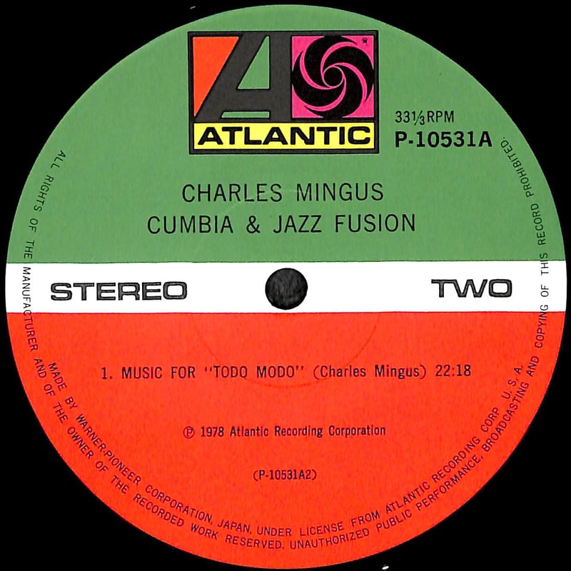 チャールズ・ミンガス / クンビア&ジャズ・フュージョン [※国内盤,品番