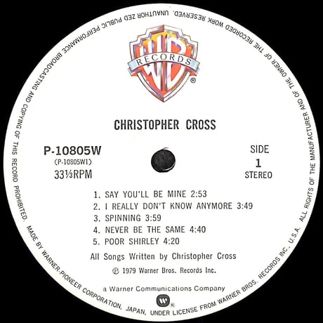 クリストファー・クロス / 南から来た男 [※国内盤,品番:P-10805W］(LPレコード)