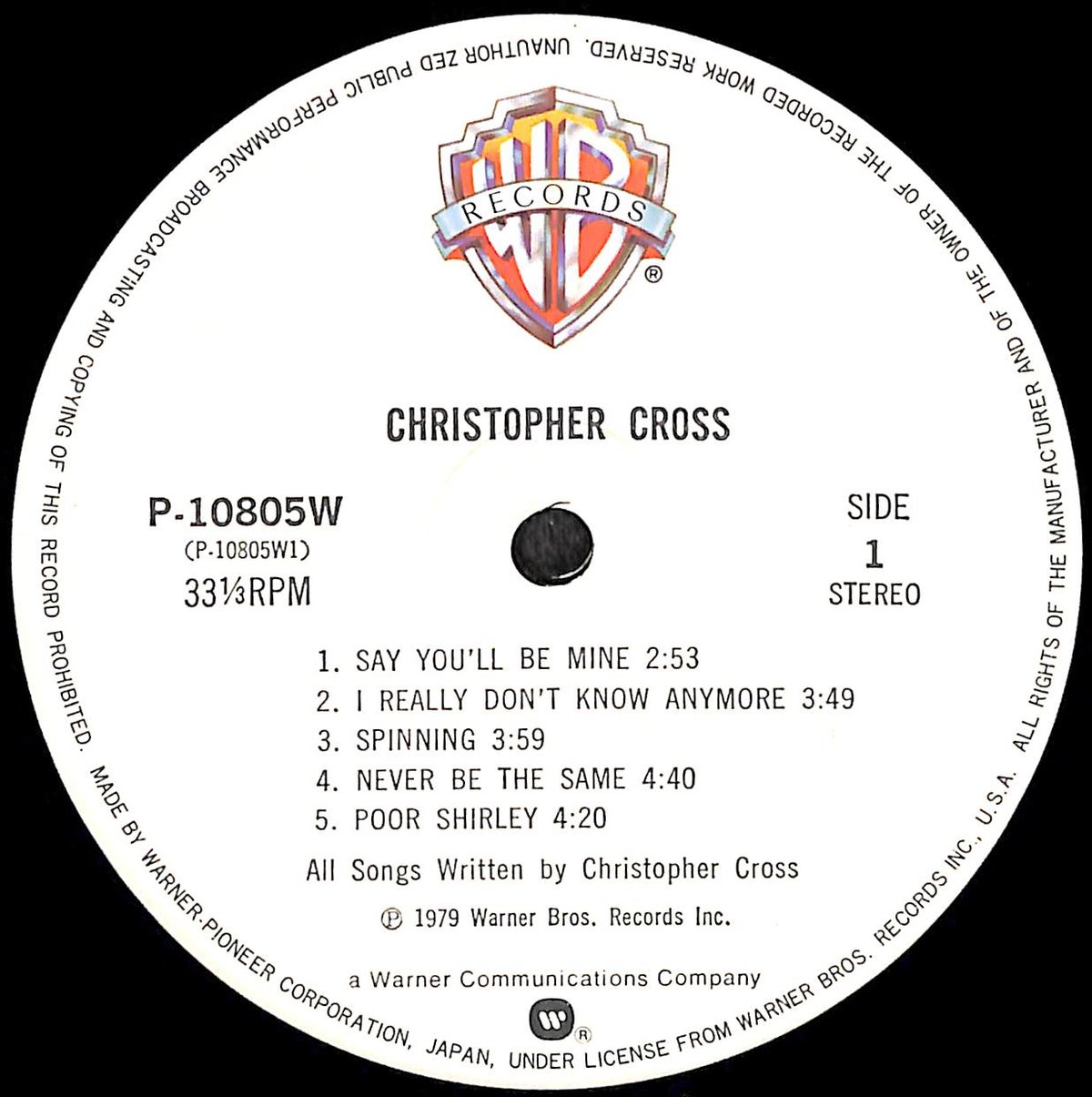 クリストファー・クロス / 南から来た男 [※国内盤,品番:P-10805W］(LP