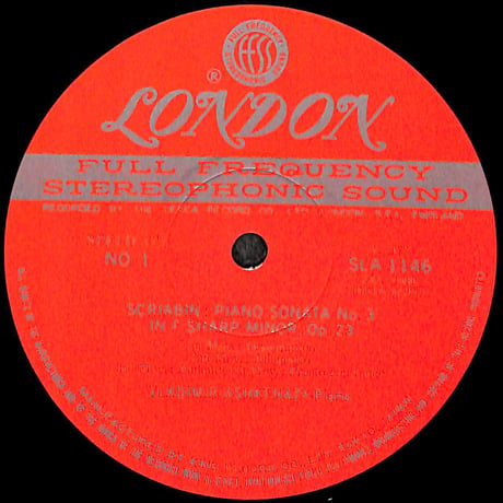 アシュケナージ・プレイズ・スクリャービン / 黒ミサ [※国内盤,品番:SLA 1146］(LPレコード)