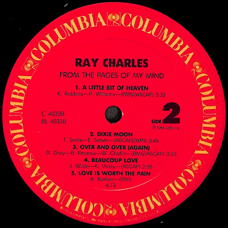 レイ・チャールズ / From The Pages Of My Mind [※輸入盤,生産国:US,品番:FC 40338］(LPレコード)