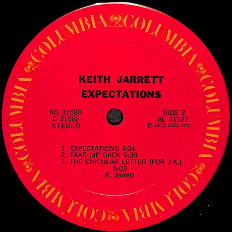 キース・ジャレット / Expectations [※輸入盤,生産国:US,品番:KG 31580,2枚組］(LPレコード)