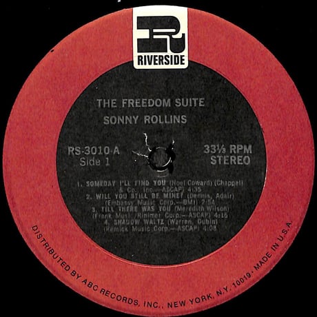 ソニー・ロリンズ / The Freedom Suite［※輸入盤,生産国:US,品番:RS-3010］(LPレコード)