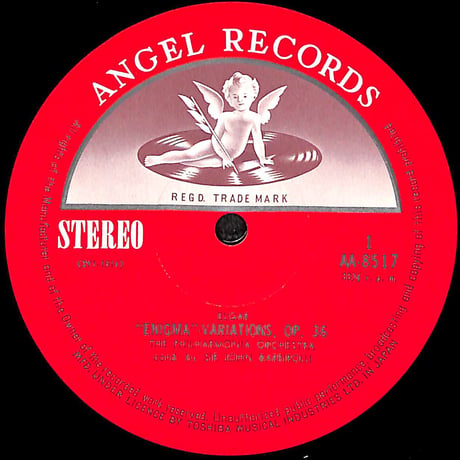 サー・ジョン・バルビローリ / エルガー管弦楽名曲集 [※国内盤,品番:AA-8517］(LPレコード)